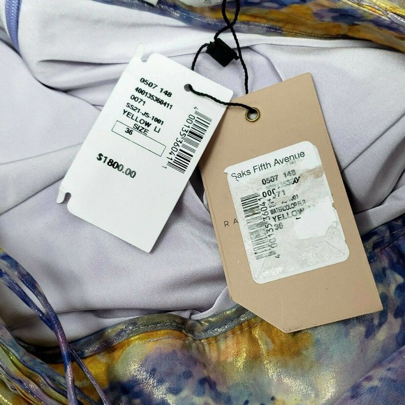 NEW Raisa Vanessa Pleated Chiffon Cut Out Jumpsuit Size FR 36 US 4/6 Small $1800 - Picture 11 of 11